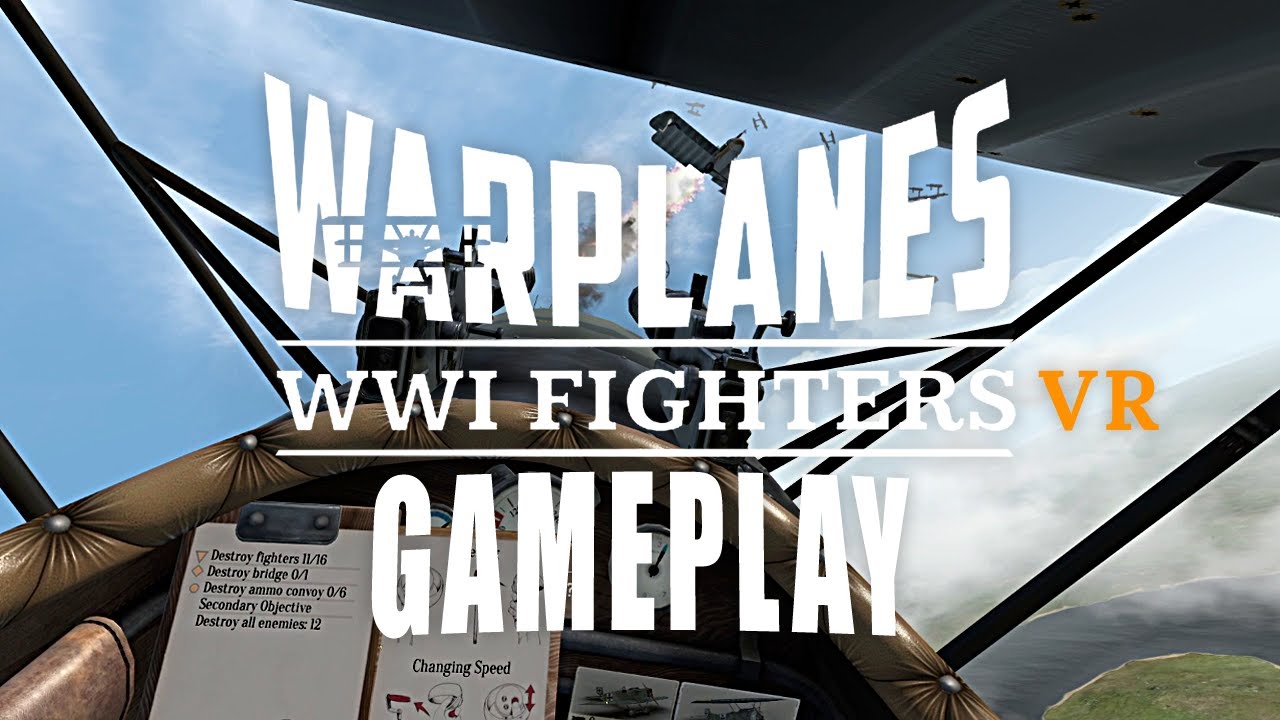 Warplanes: WW1 Fighters VR - Free Demo - Gameplay