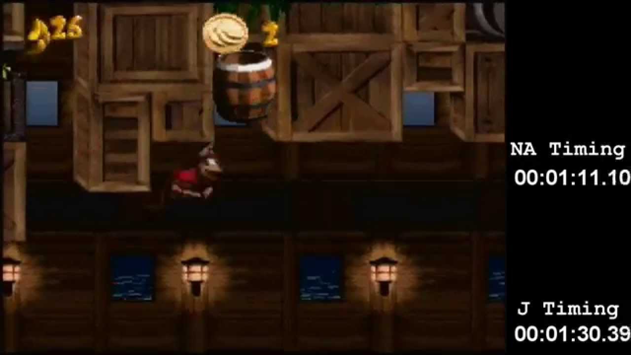 スーパードンキーコング２ (DKC2) Any% RTA - 40:56 J / 40:37 NA