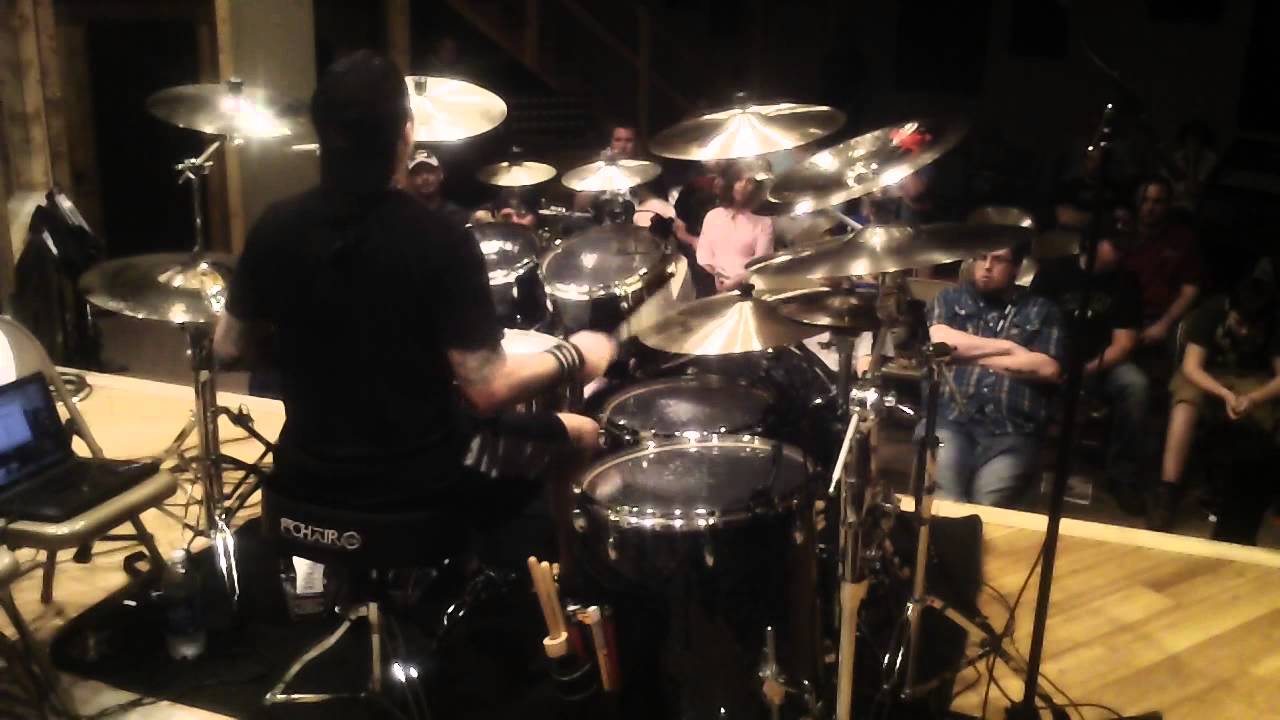 Jason Bittner Improv Drum Solo - 4/2/2015 Drum Clinic Moore's Music Evansville, IN