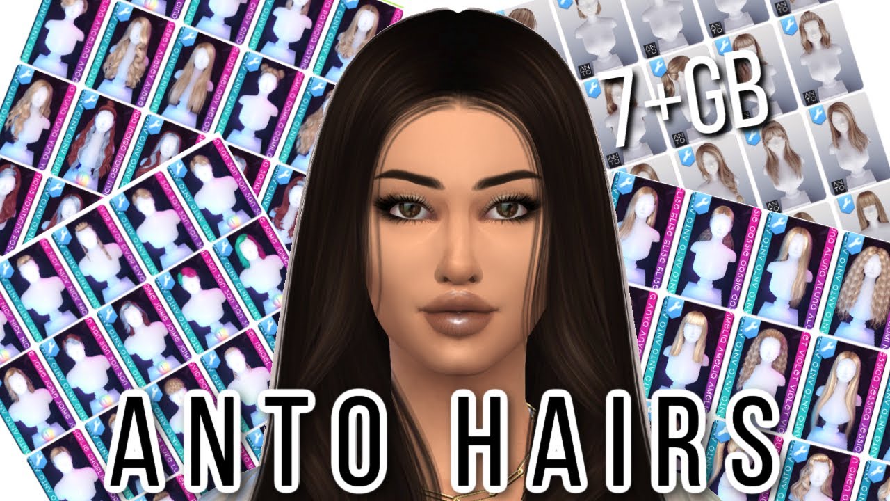 ANTO SIMS 4 HAIR FOLDER (7+ GB)