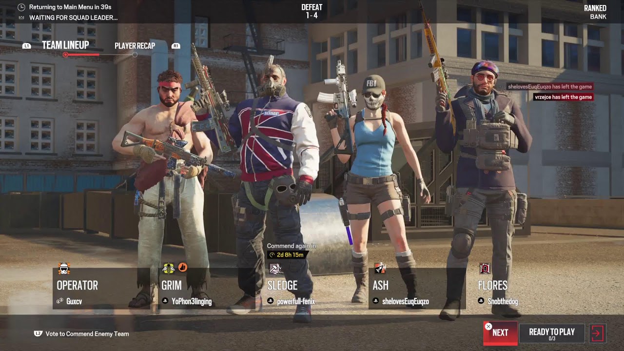 Rainbow Six Siege X - Ranks