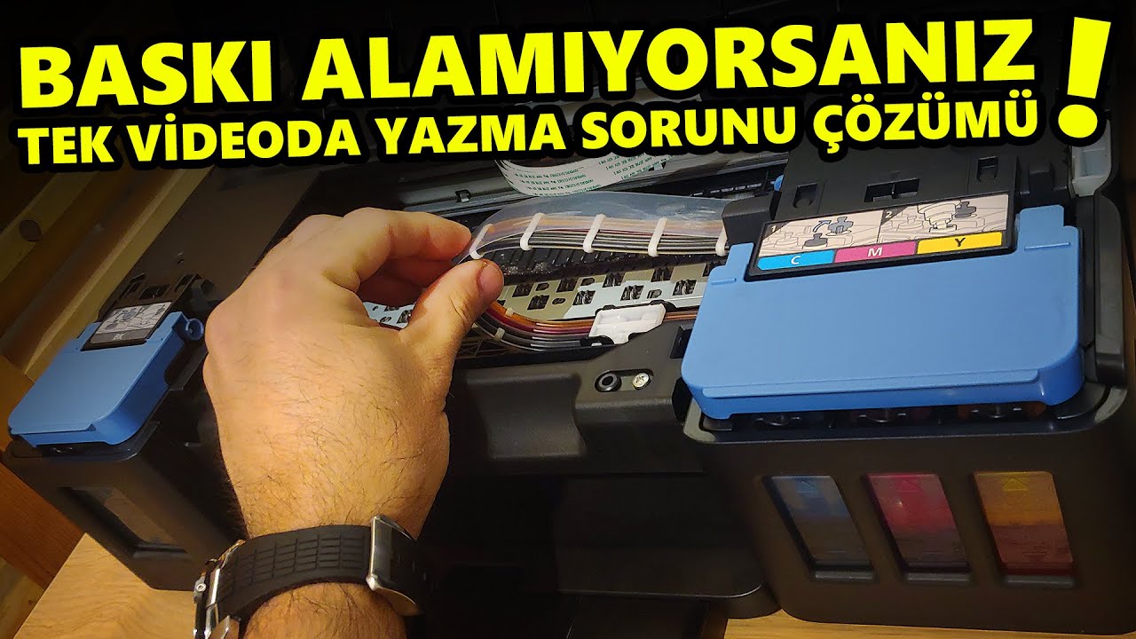 Mürekkepli Yazıcı Baskı Sorunu Çözümü !