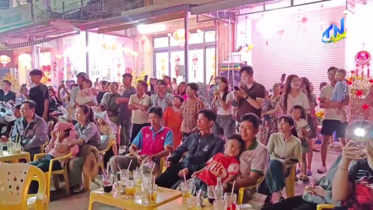 Xã Hưng Điền: An toàn, sôi động đêm giao thừa