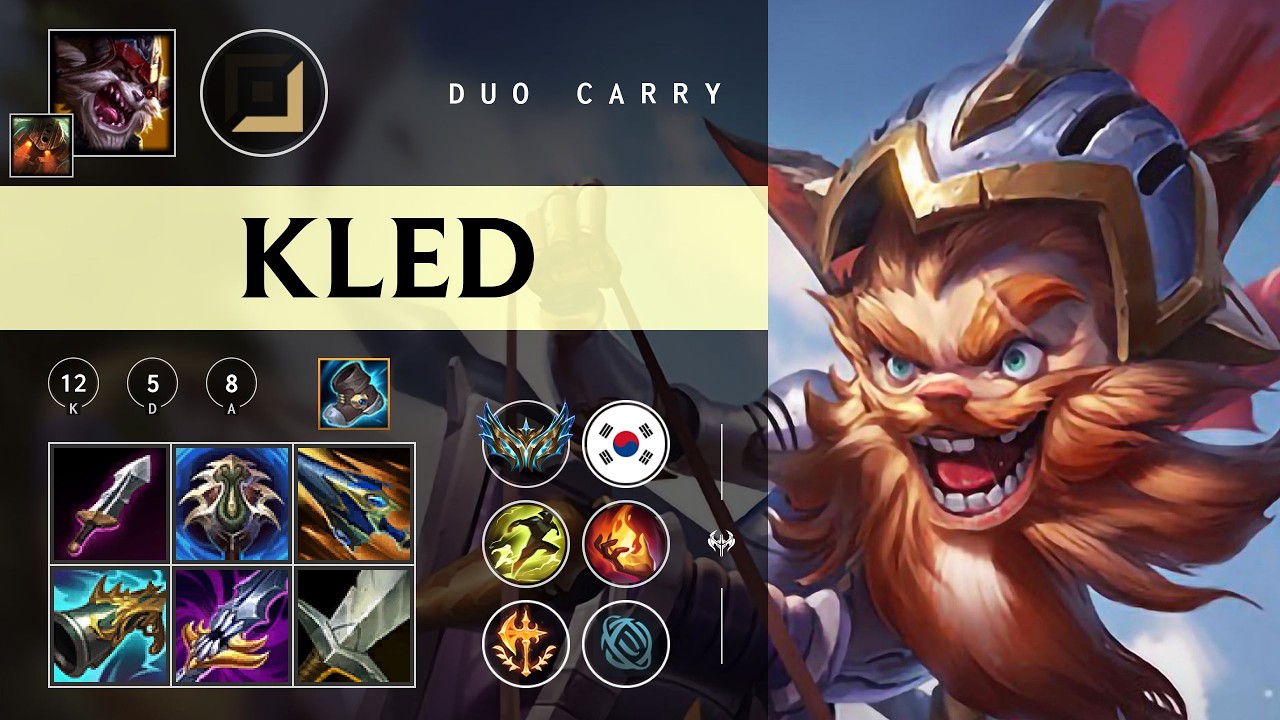 Kled ADC vs Yunara - KR Challenger Patch 26.02
