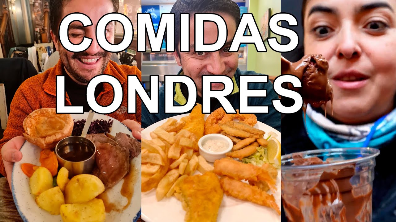 🏴󠁧󠁢󠁥󠁮󠁧󠁿 Que COMER en LONDRES? las mejores opciones que puedes probar buenas, baratas  y tips