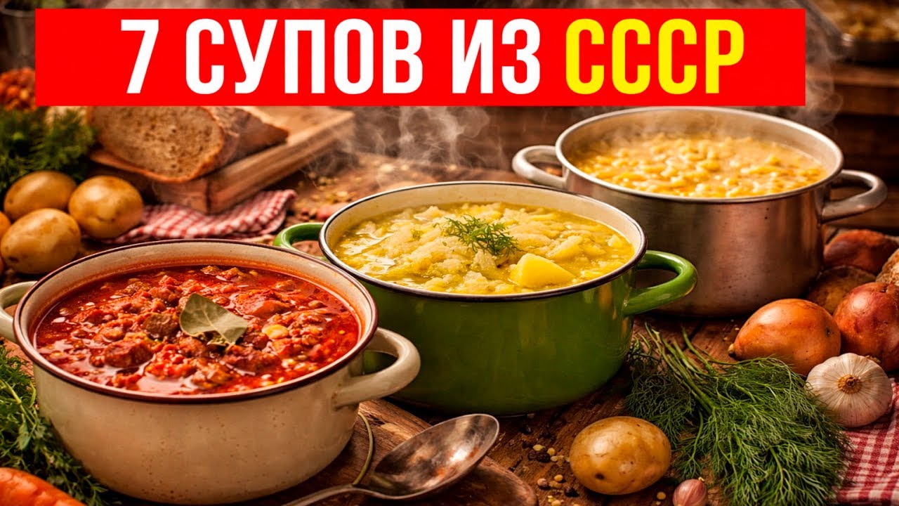 Что варили в СССР : 7 супов которые остаются любимыми | Пионер расскажет