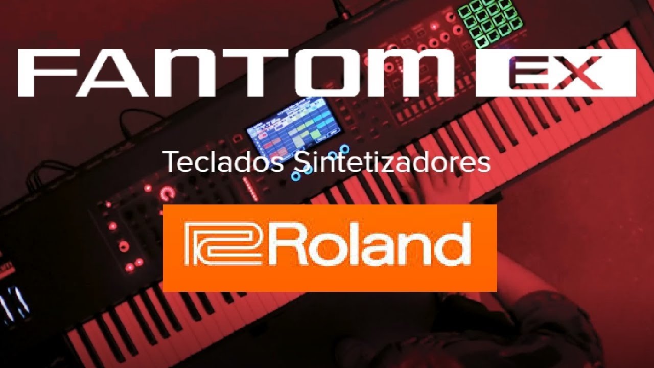 Teclado Sintetizador Roland FANTOM EX - Demonstração De Sons De Atualização