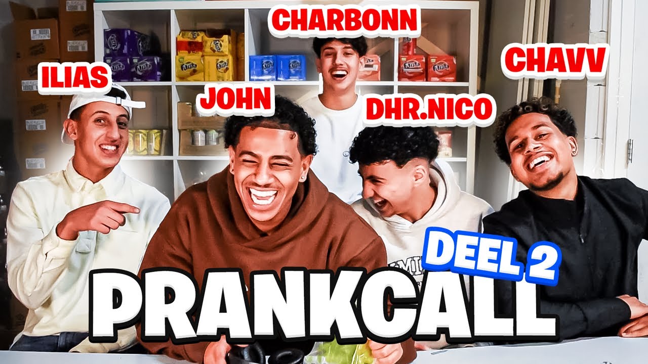 “IK BEL JE OMDAT ME HART IS GEBROKEN..” Prankcall ft.  Chavante, Charbon, Ilias, Nico (DEEL 2)
