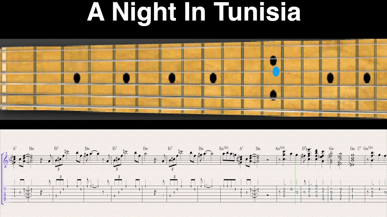 A Night in Tunisia | Solo Jazz Guitar Tab