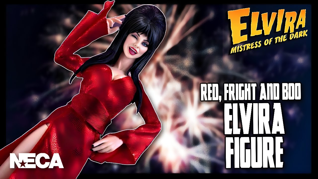 NECA Elvira Red Fright and Boo Figure | Spooky Spot 2023 @TheReviewSpot