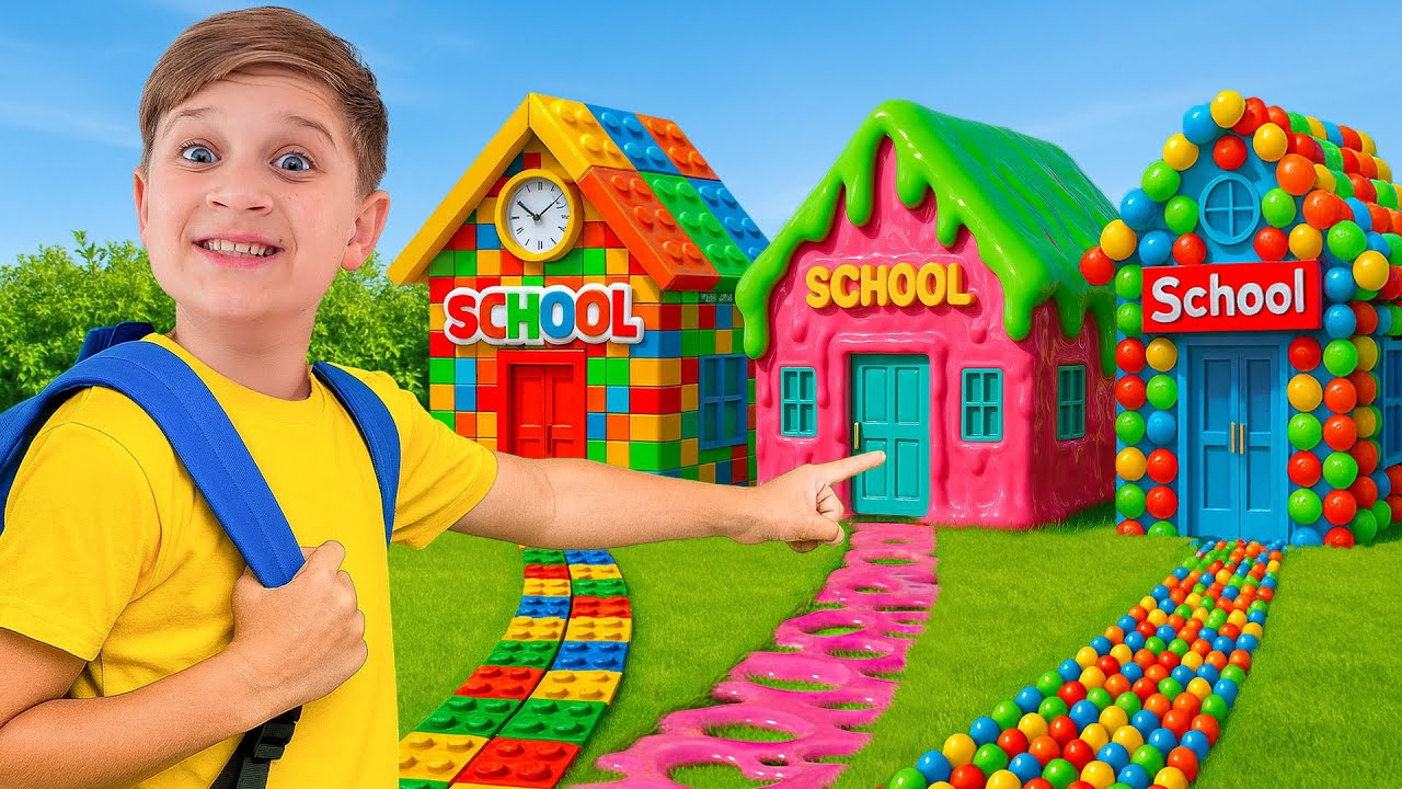 Весёлое возвращение в школу 🎒| сборник школьных приключений