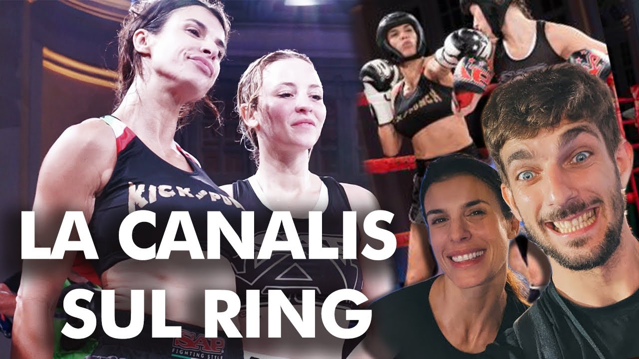 Il match di ELISABETTA CANALIS insieme ai mondiali al THE NIGHT OF KICK AND PUNCH!
