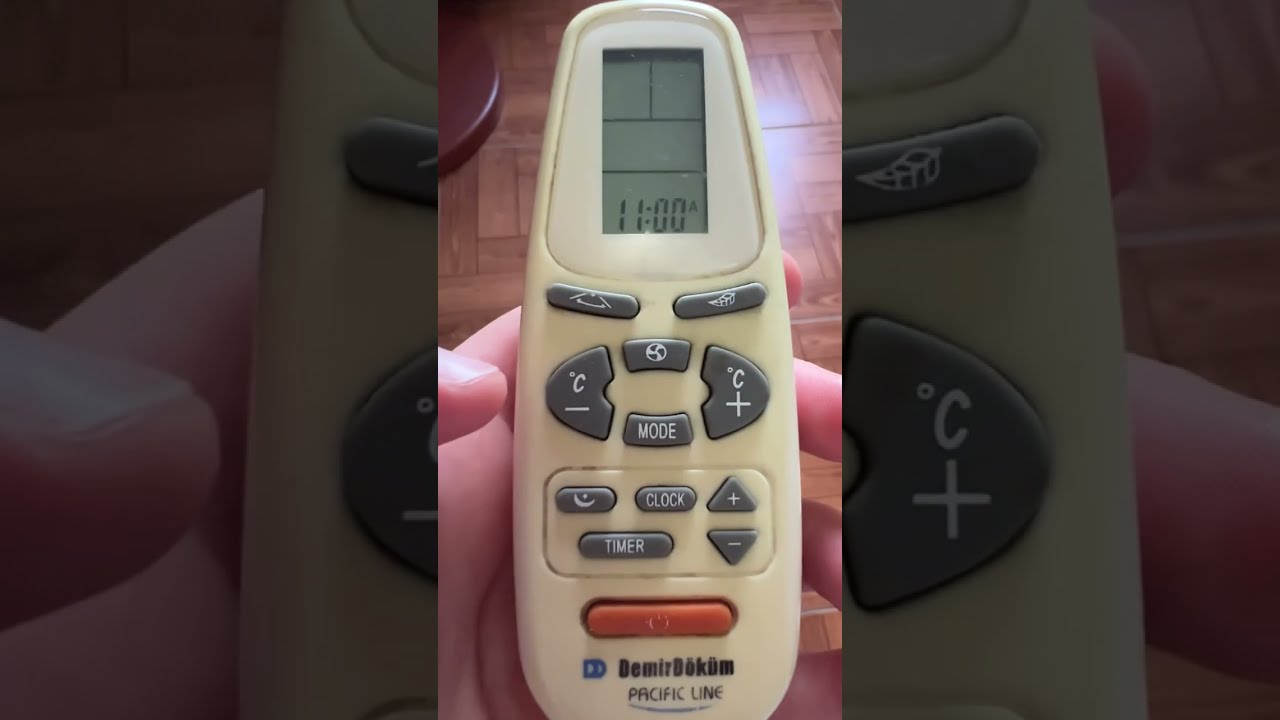 Demirdöküm klima kumandası kullanımı
