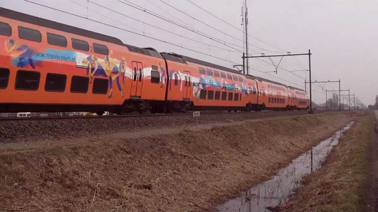 Olympic Games Ads Train Virm Double-decker Bi-Level NS Dutch Railways