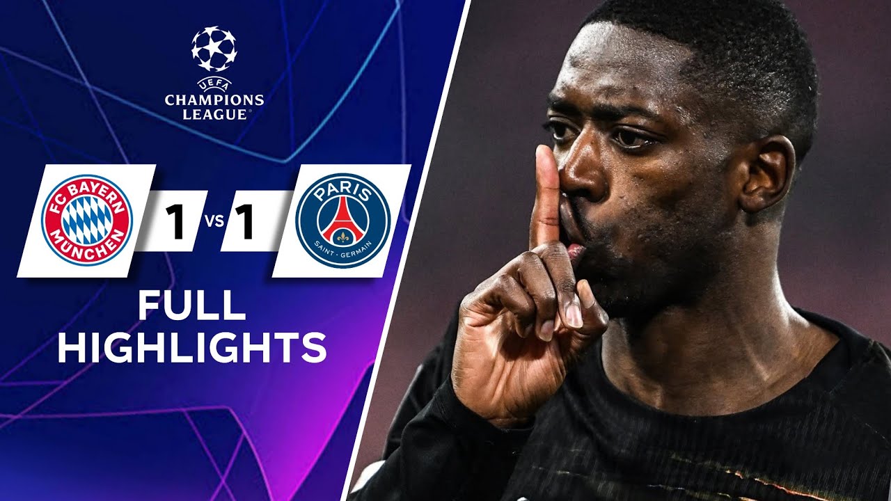 Highlights Bayern Munich vs PSG UEFA Champions League 2025/26 Semifinal Dembel Goal