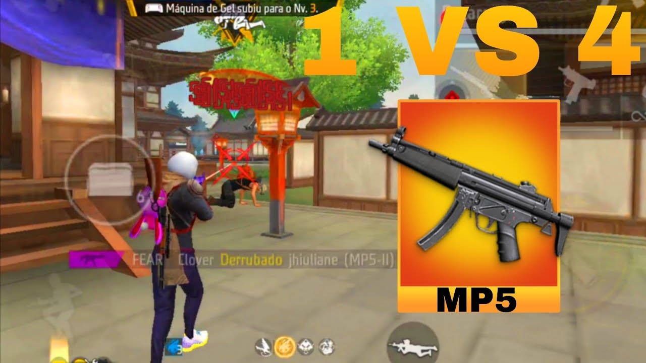 ESSA ARMA É MUITO APELONA NA SOLO VS SQUAD!! - Free Fire Mobile