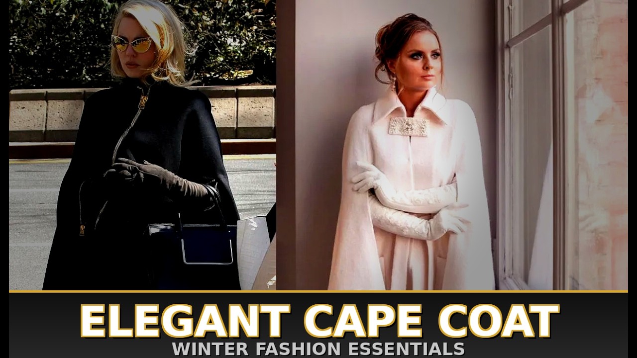 ELEGANT CAPE COATS