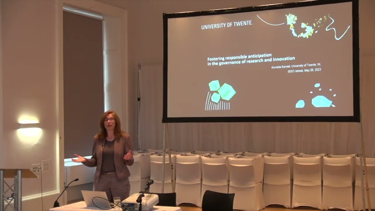 Kornelia Konrad (Twente): Modulating the anticipatory governance of sociotechnical futures