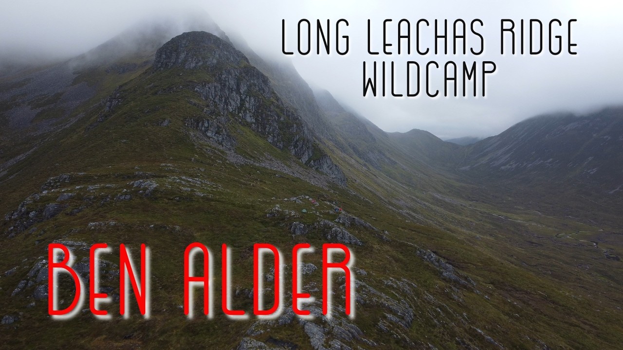 Remote Mountain Ridge Wildcamp in the Scottish Highlands (Beinn Bheòil & Ben Alder)