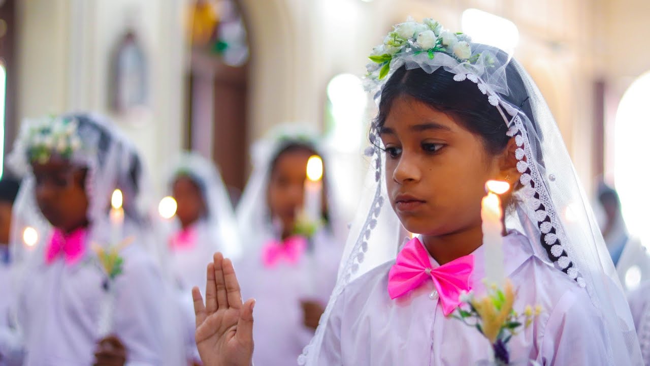 First Holy Communion Service 25' | ප්‍රථම වරට දිව්‍ය සත්ප්‍රසාද වහන්සේ ලැබීමේ මෙහෙය| Kelaniya Parish