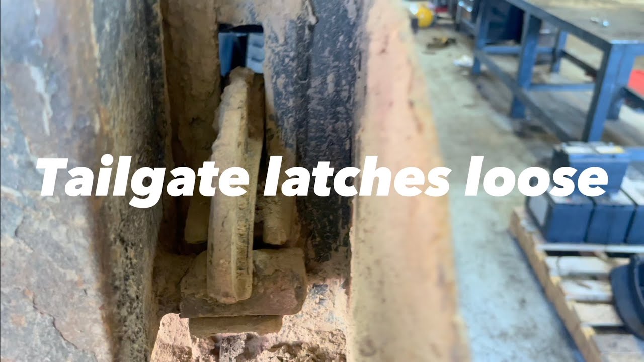 How to fix play in tailgate latch on Dump Truck