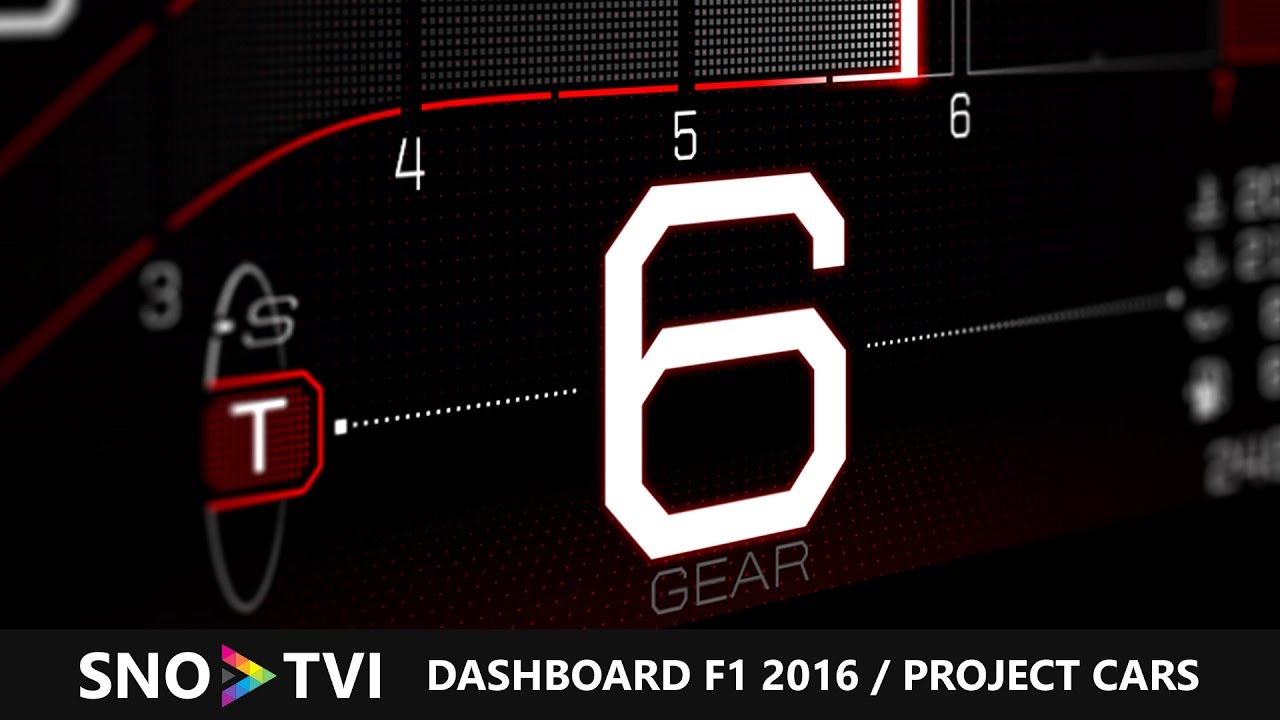 DASHBOARD (Tableau de bord) 🏎 F1 2016 / Project Cars 🔬 AVIS / TEST Fr