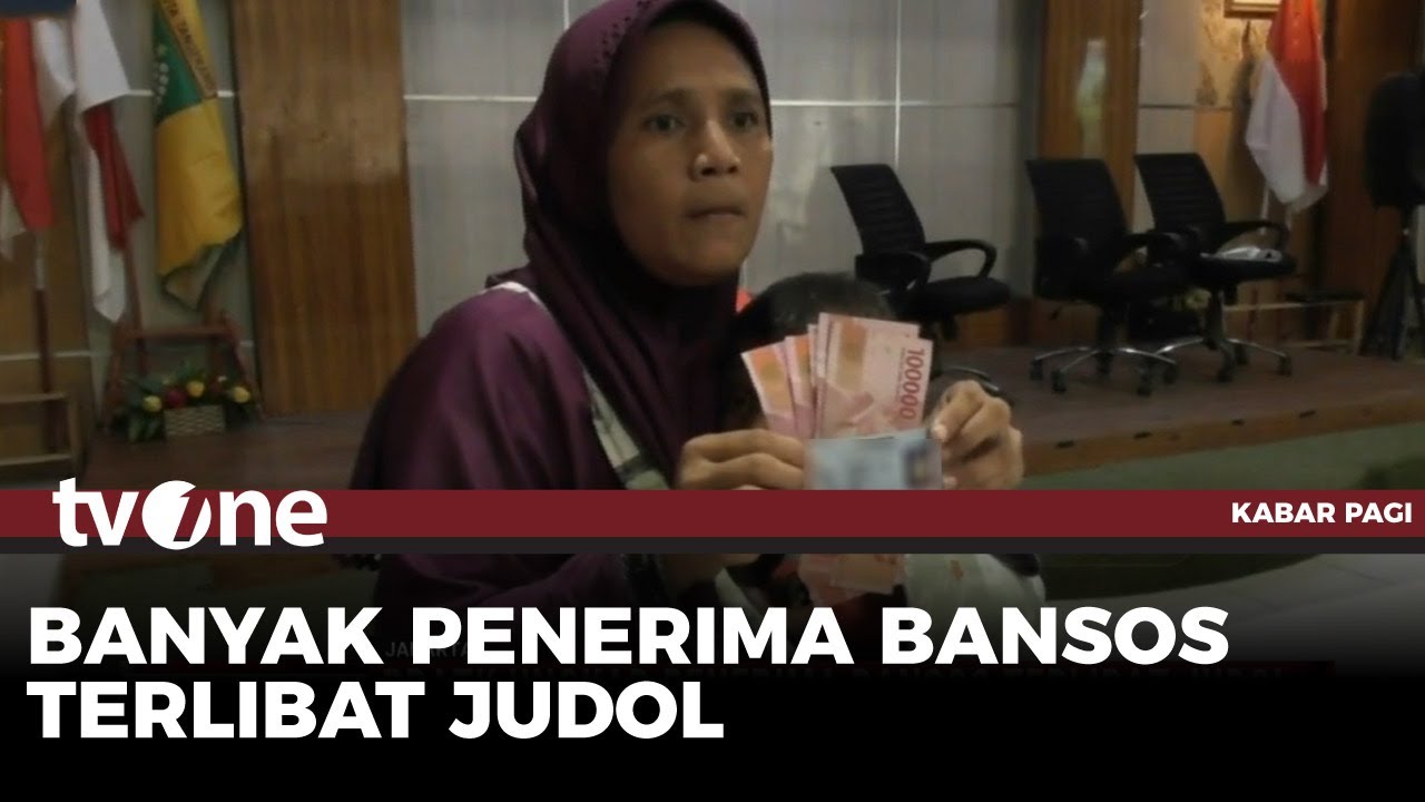 Temuan Mengejutkan PPATK, Penerima Bansos Terindikasi Main Judi Online | Kabar Pagi tvOne