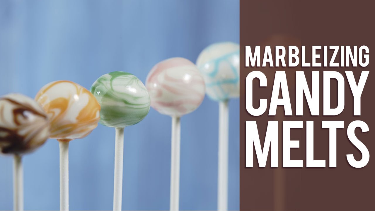 Marbleizing Candy for Dipping Treats with Candy Melts&reg; Candy