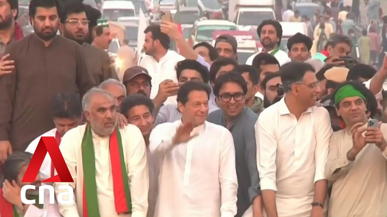Pakistan's former PM Imran Khan demands government hold fresh elections or face more protests