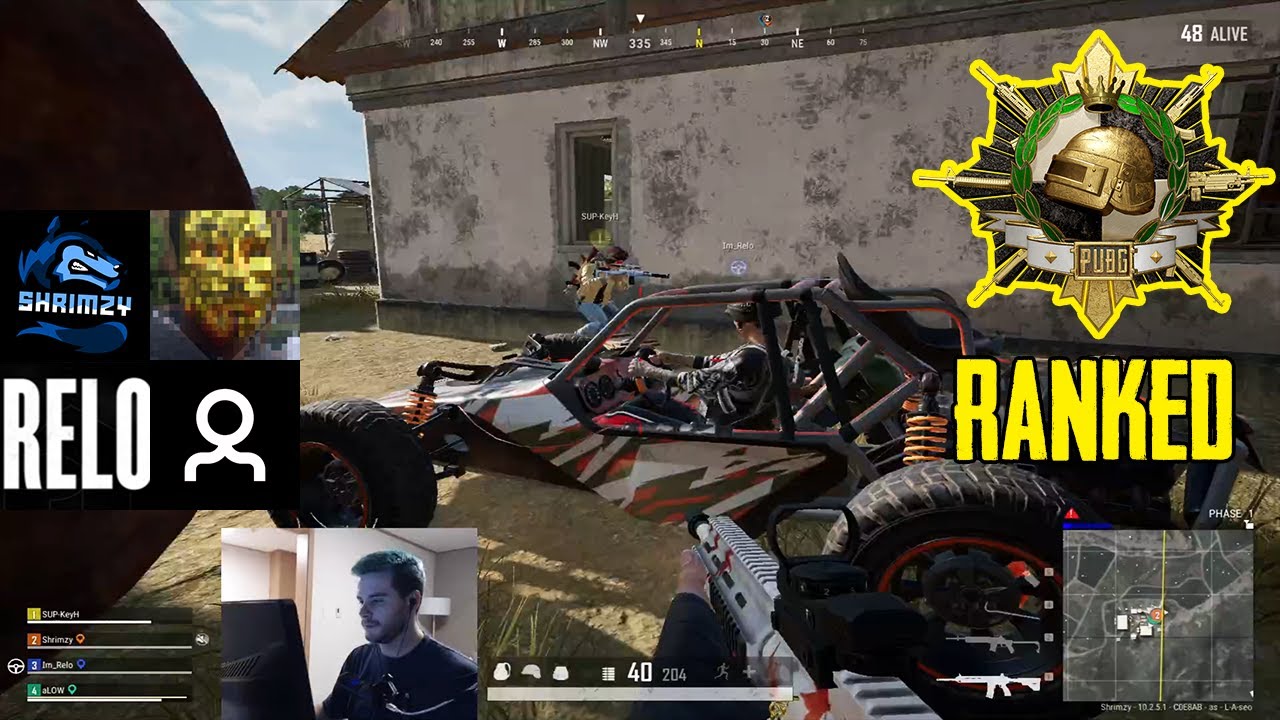Shrimzy, aLOW, Relo + Random | 34 Kills | RANKED PUBG