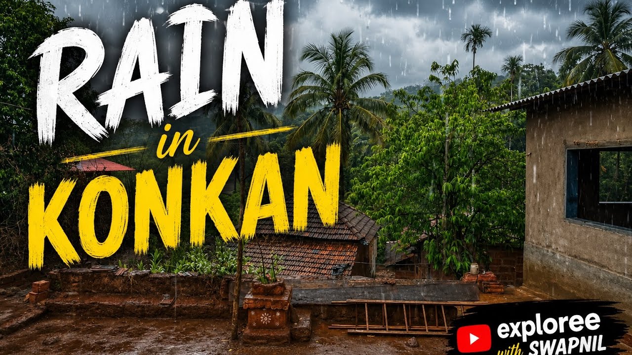 Rain in Konkan Village | Beautiful Monsoon Scenes of Maharashtra