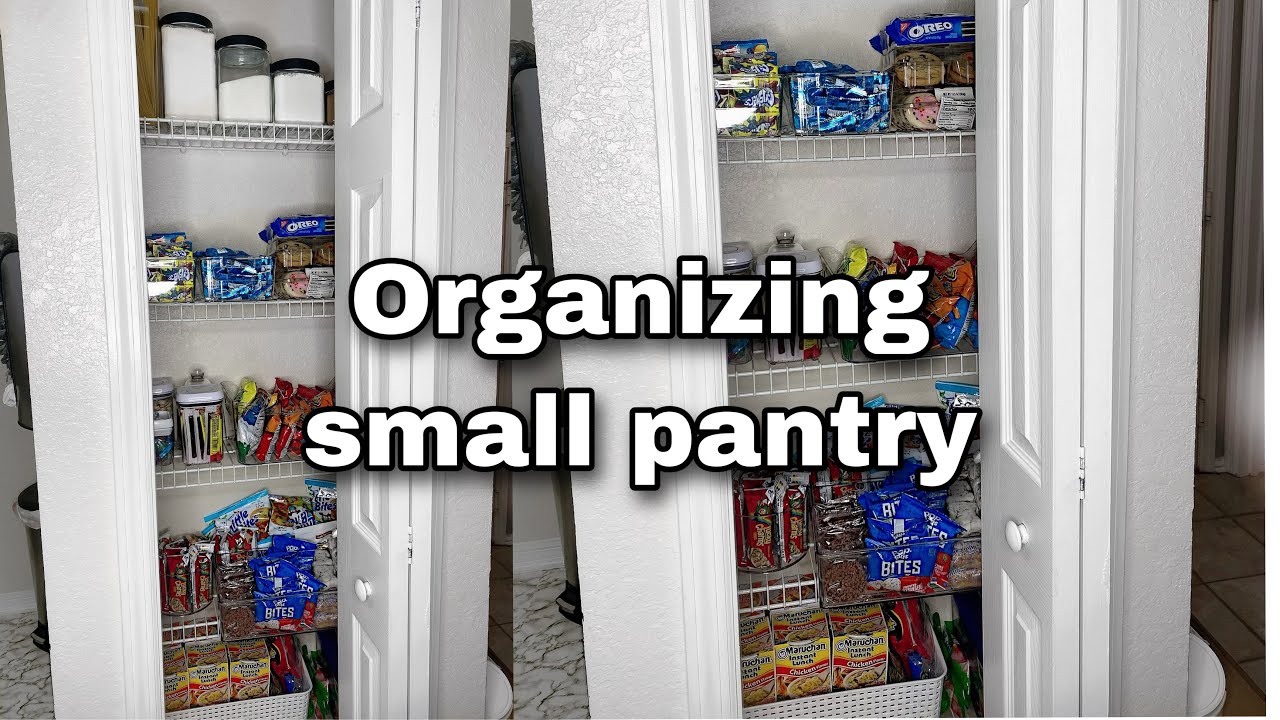 Watch Me Organize My SMALL Pantry