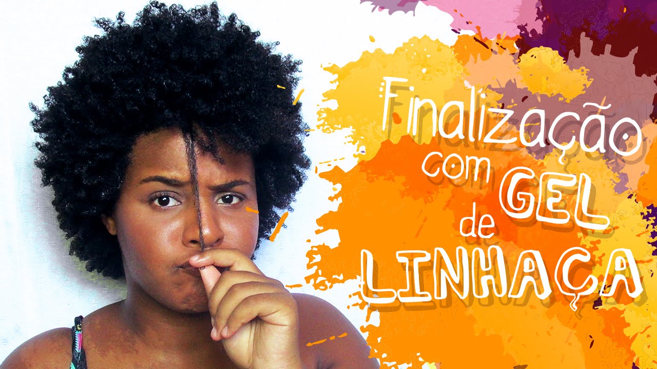 FINALIZAÇÃO ATUALIZADA COM GEL DE LINHAÇA / Cabelo Crespo