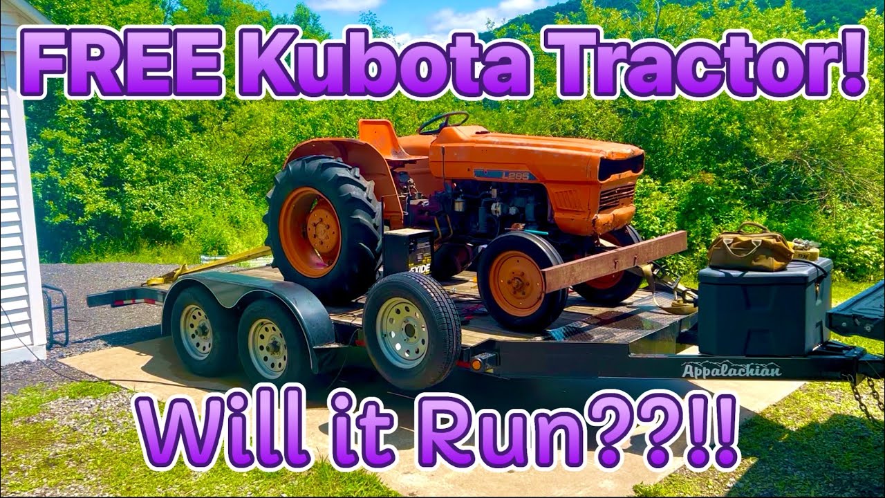 Спасаем БЕСПЛАТНО Kubota L285 и кусторез! | Чистка и запуск спустя 8+ лет! Заведётся ли??!!