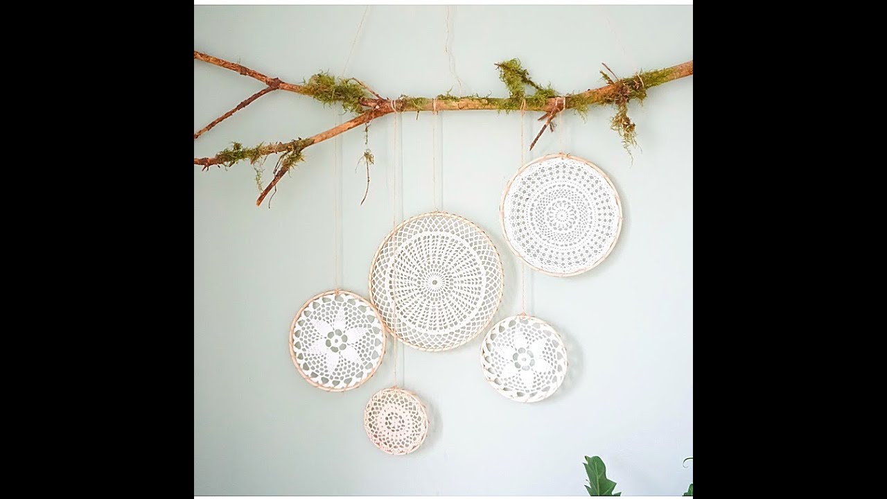 Wandschmuck selber machen Traumf&auml;nger DIY