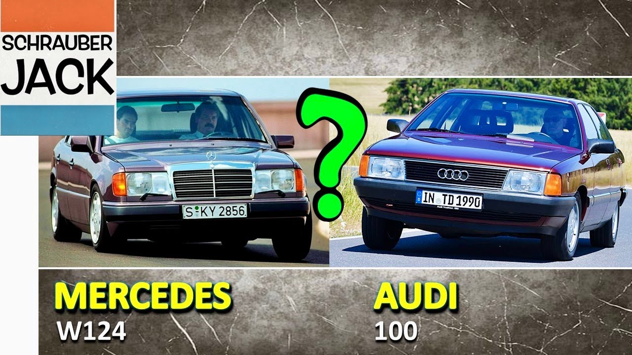 Мерседес W124 против Audi 100 C3