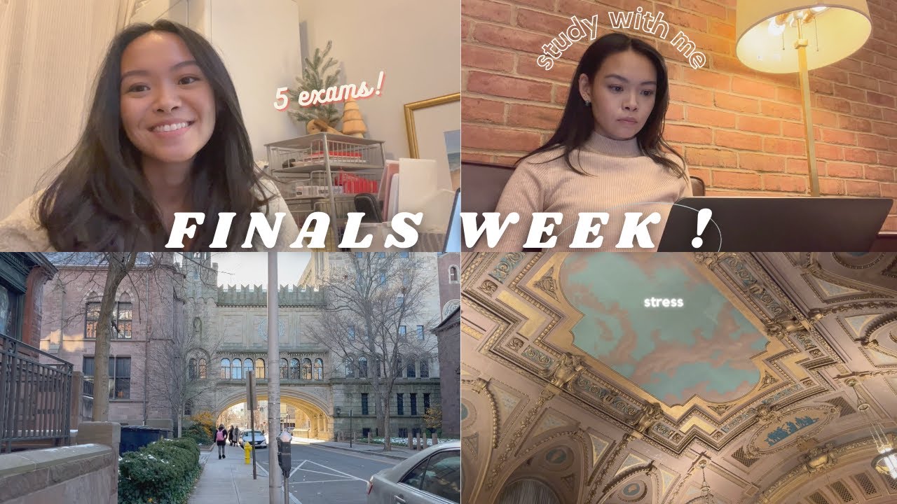 GRAD SCHOOL | realistic finals week at yale, study with me, grind season