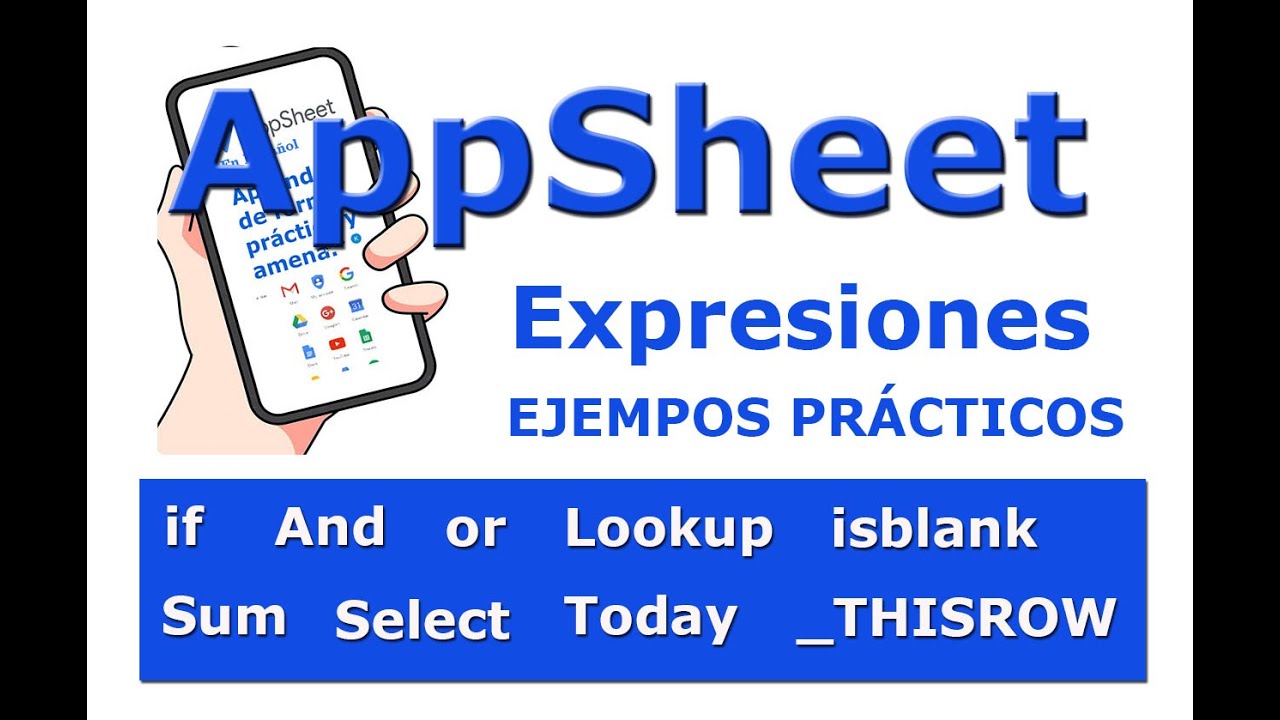 Domina las formulas en Appsheet