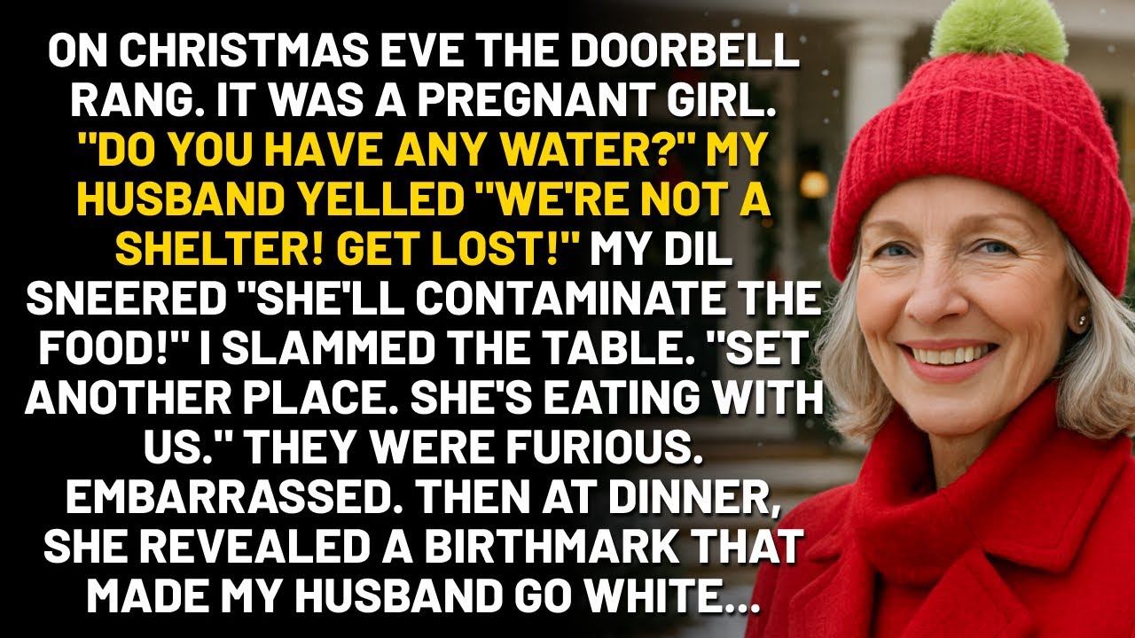 A Pregnant Girl Knocked on The Door at Christmas Dinner. I Had No Idea Who She Really Was...