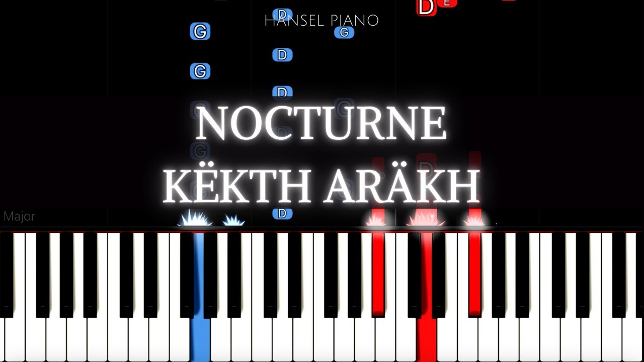 Këkht Aräkh - Nocturne | PIANO COVER