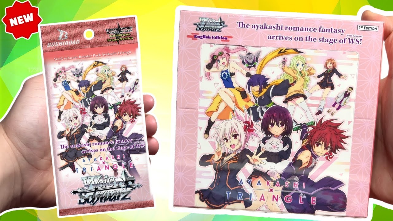 OPENING AN AYAKASHI TRIANGLE WEISS SCHWARZ BOOSTER BOX!! **NEW SET**