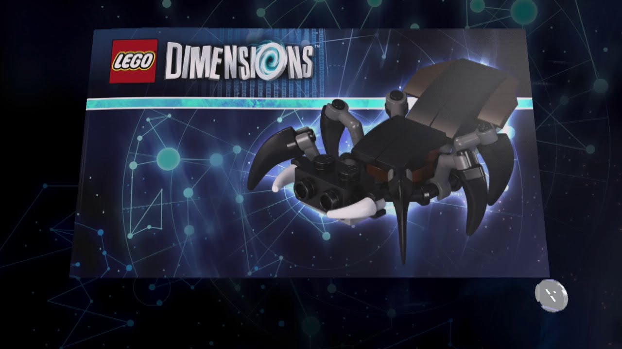 Lego Dimensions Gollum Vehicle Instructions - Shelob the Great, 8-Legged Stalker, Poison Slinger