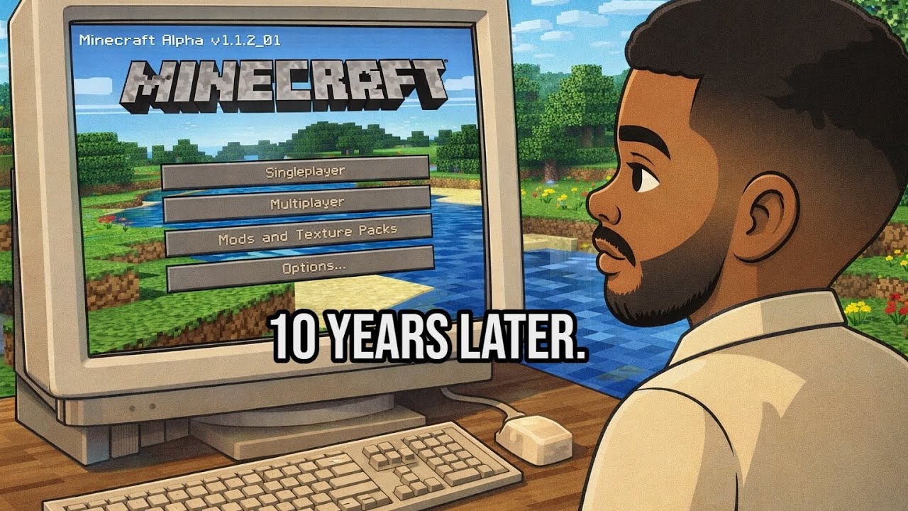 Я вошёл в свой старый аккаунт Minecraft спустя 10 лет.