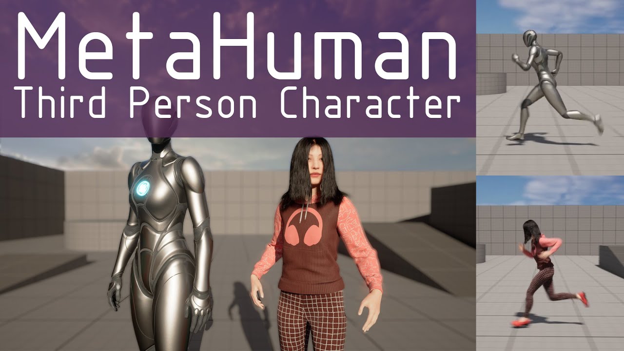 Замена персонажа в Unreal Engine 5.1: ретаргет MetaHuman to Third Person Character