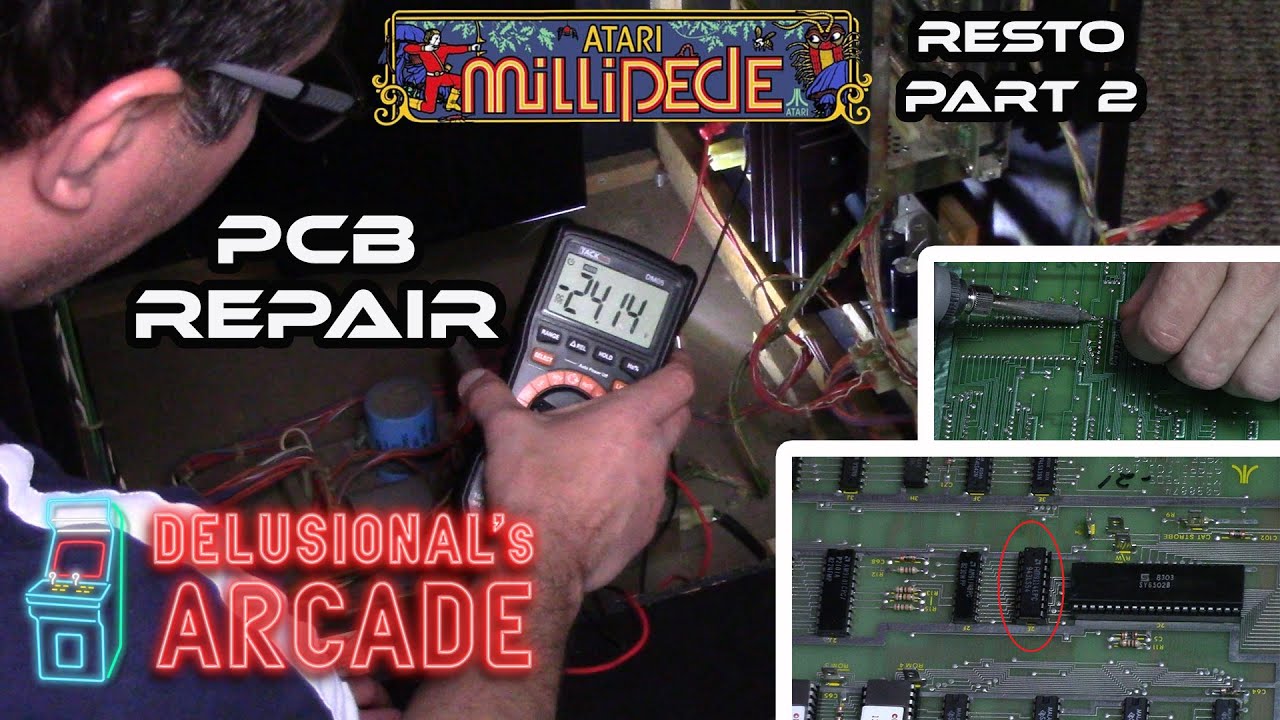 Millipede PCB Repair [Resto Part 2]