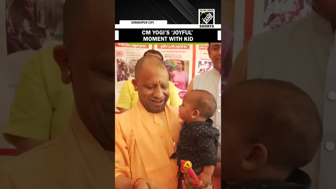 UP CM Yogi Adityanath&rsquo;s &lsquo;playful&rsquo; interaction with kid in Gorakhpur