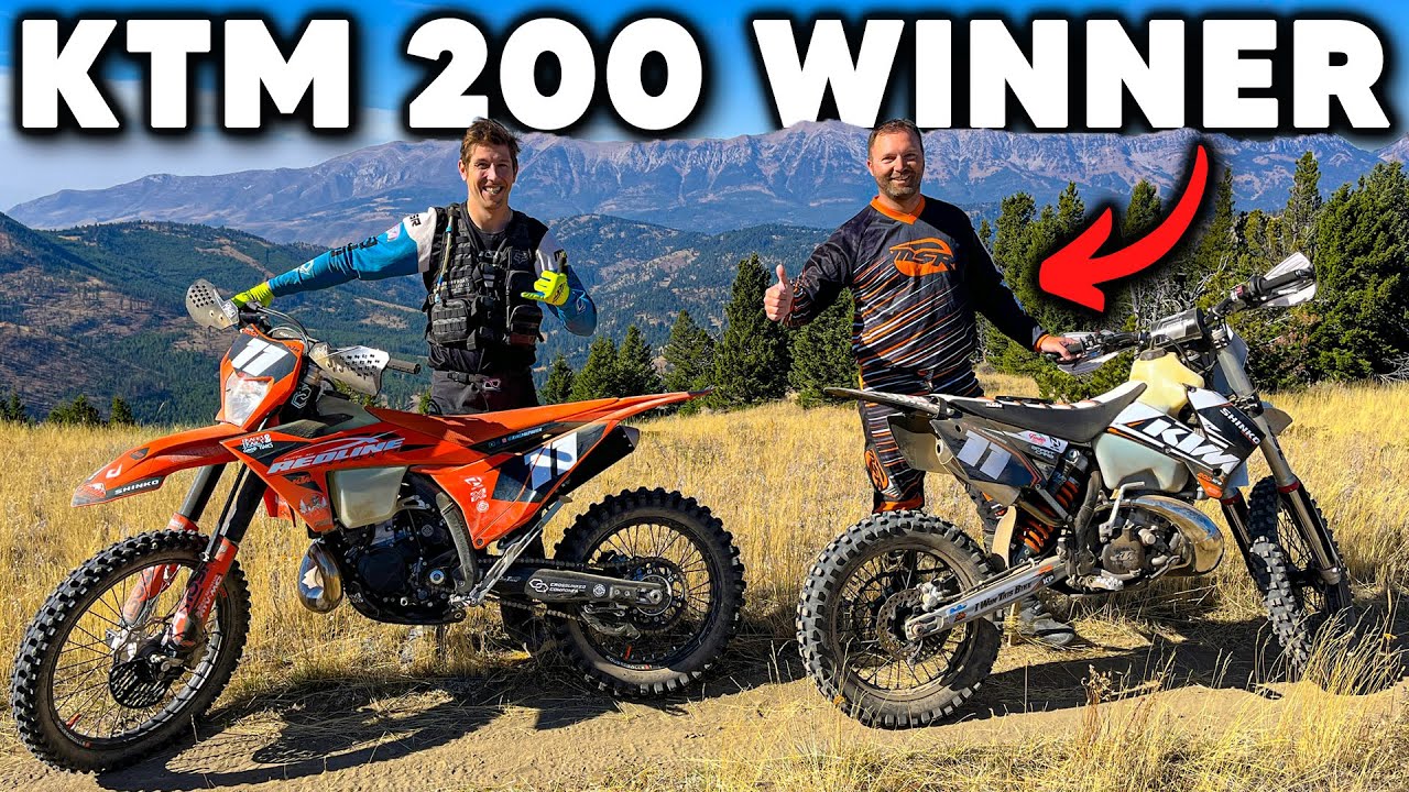Riding Mountain Singletrack with the KTM 200 Winner!