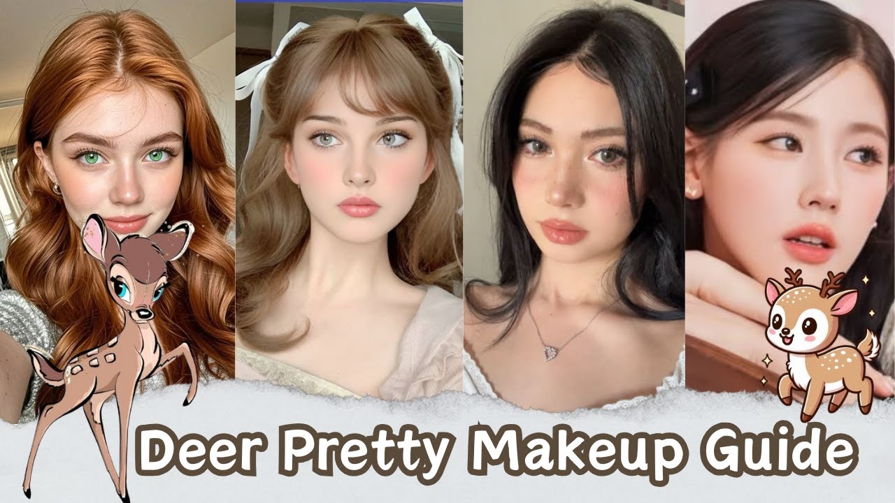 Deer Beauty Makeup You NEED To Try!| Makeup According To Your Animal Archetype! ✨
