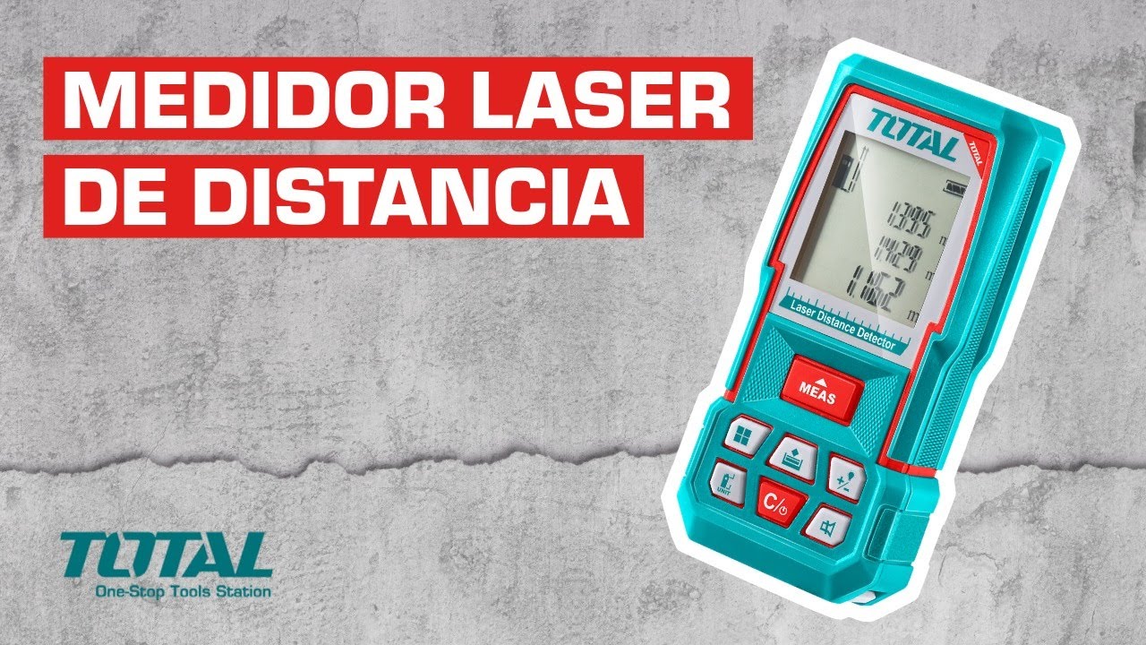 Medidor Láser TOTAL TMT57026: precisión y alcance en tus manos