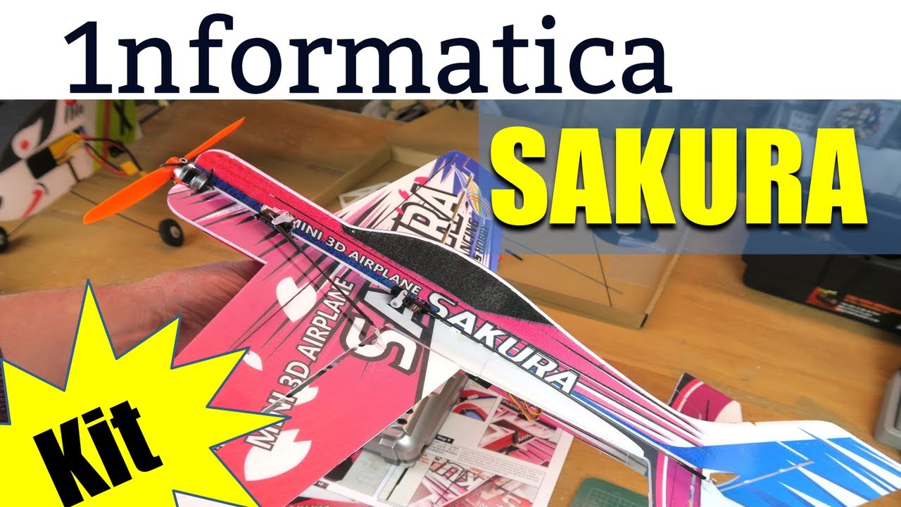 Sakura Mini 3D RC Airplane With Radiolink Byme-A 6 Axis Stabilisation Kit Build